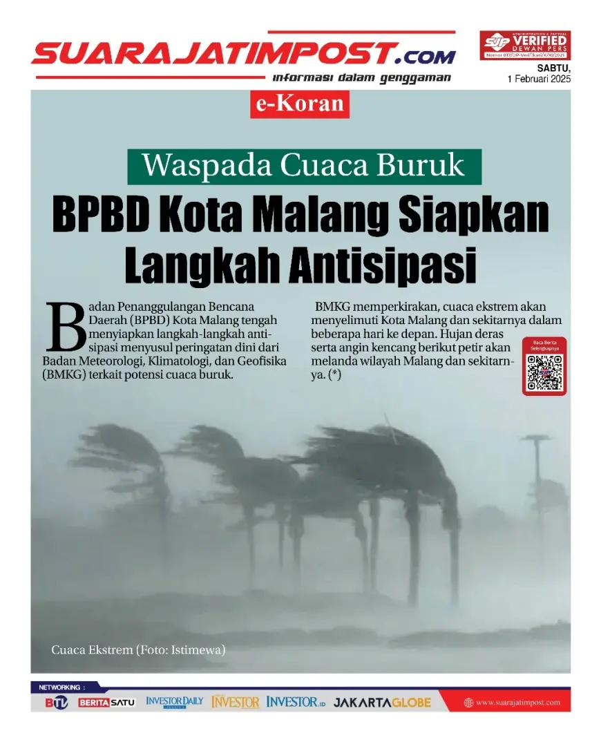 eKoran, Edisi Sabtu, 1 Februari 2025