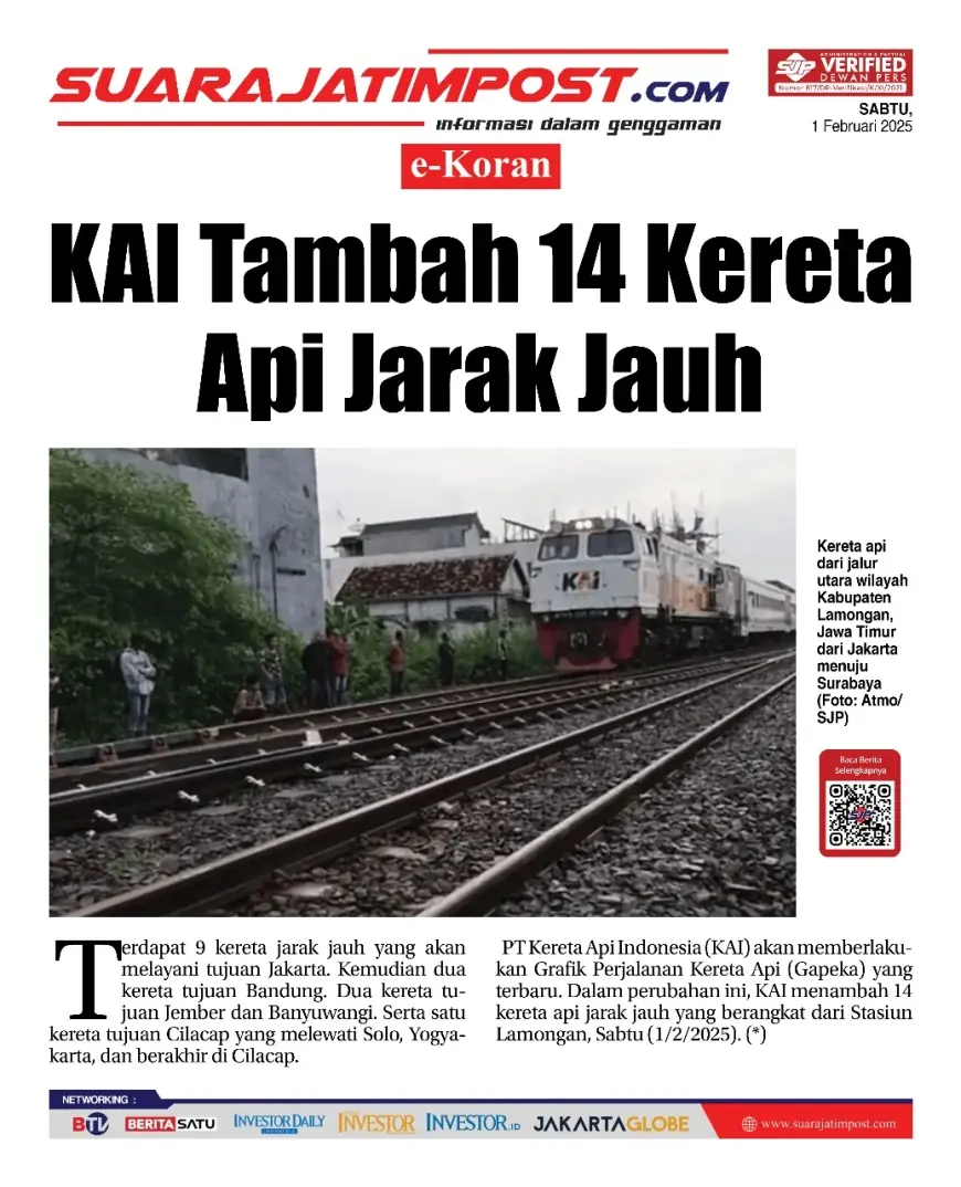 eKoran, Edisi Sabtu, 1 Februari 2025