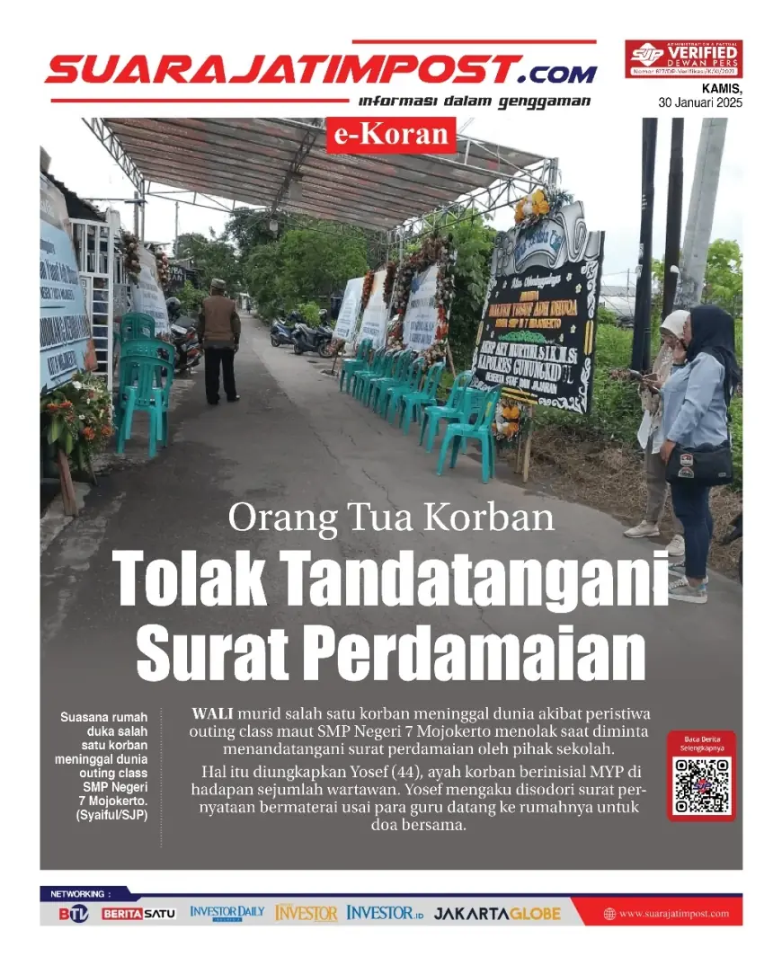 eKoran, Edisi Kamis, 30 Januari 2025