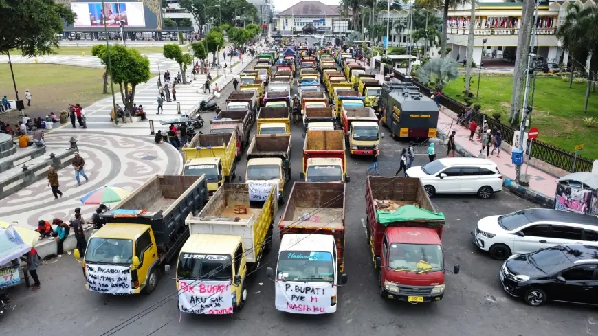 Sopir Truk Demo di Jember, Angin Kencang di Malang dan Bondowoso, Ungkap Pembunuhan di Sampang