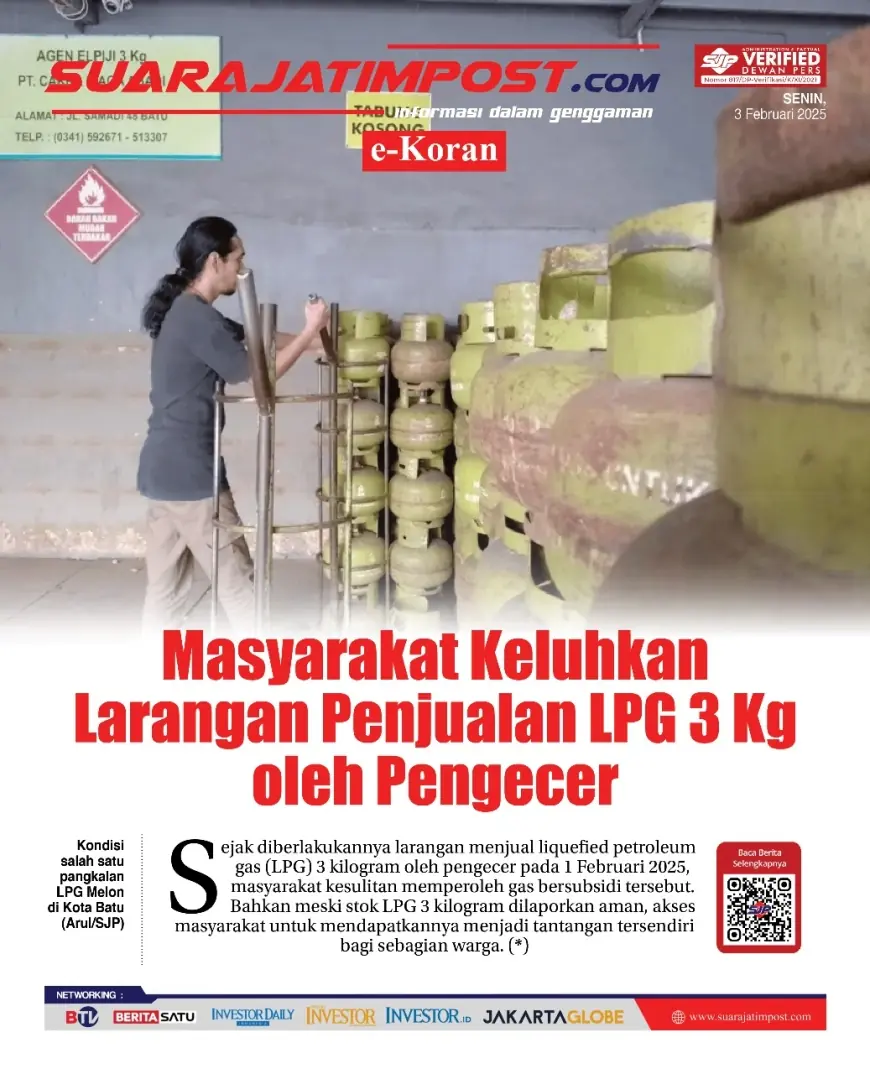 eKoran, Edisi Senin, 3 Februari 2025