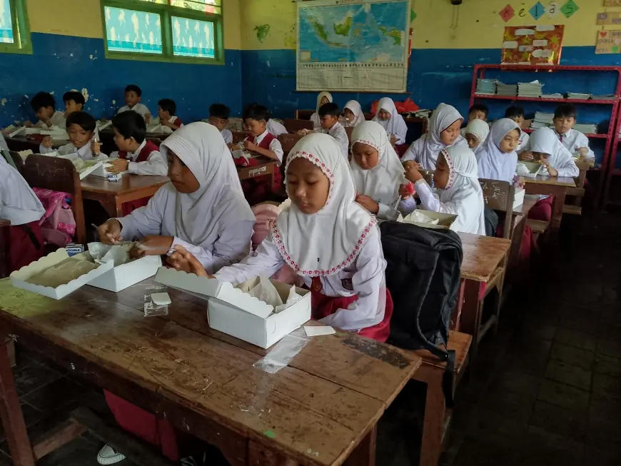 MBG Polres Malang untuk Siswa SDS PTN Sendangbiru, Jadi Solusi Tambahan Gizi di Musim Paceklik