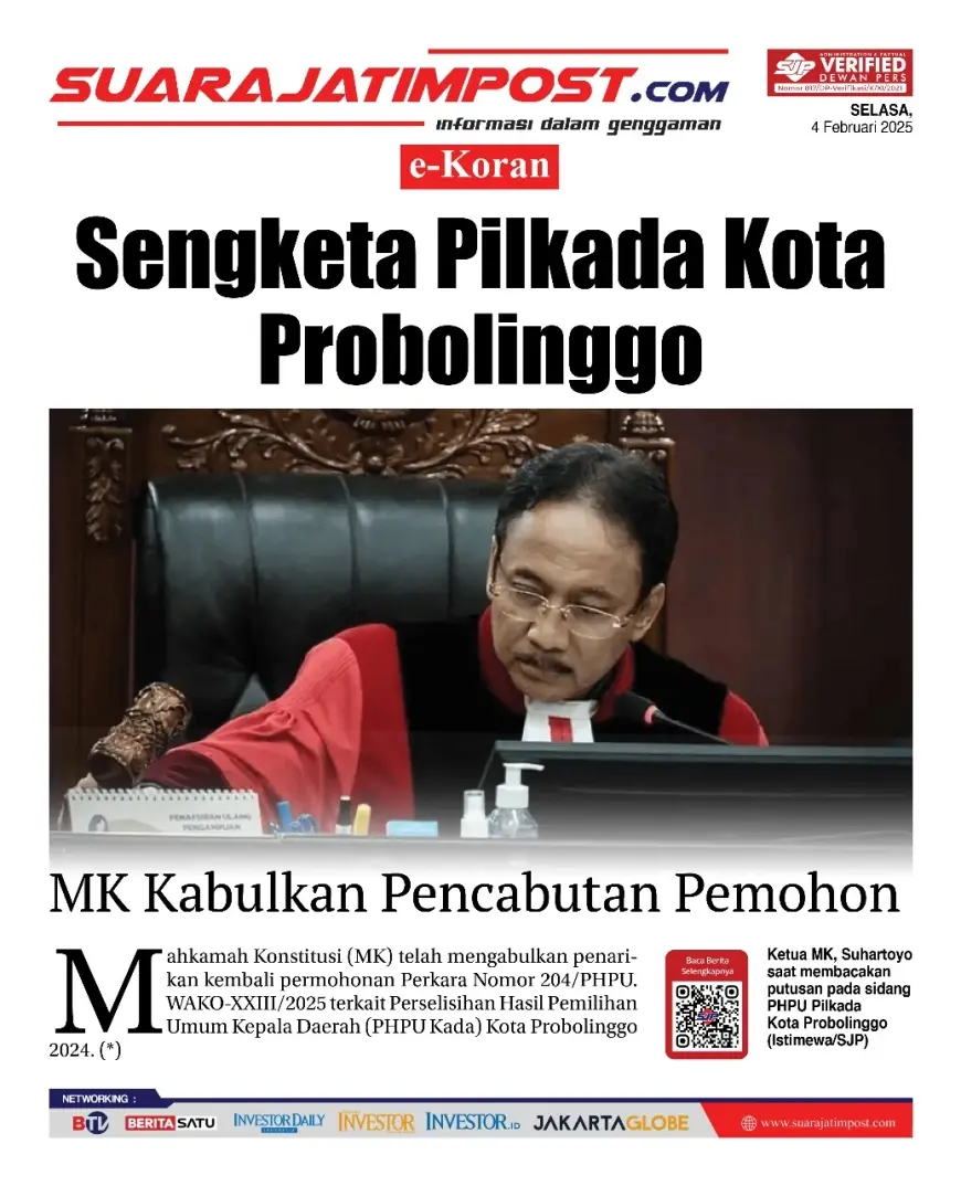 eKoran, Edisi Selasa, 4 Februari 2025