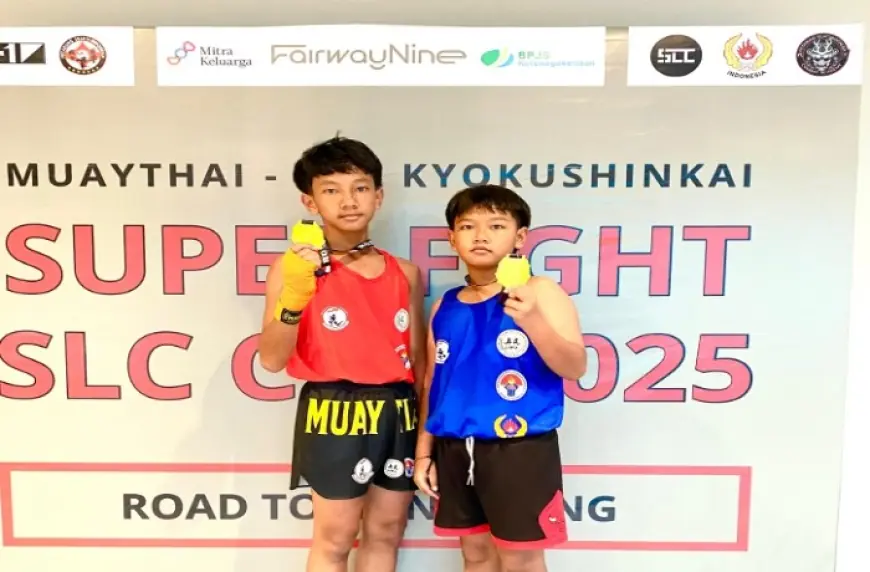 Atlet Muaythai Kakak Beradik di Probolinggo Raih Emas di Ajang SLC CUP II 2025