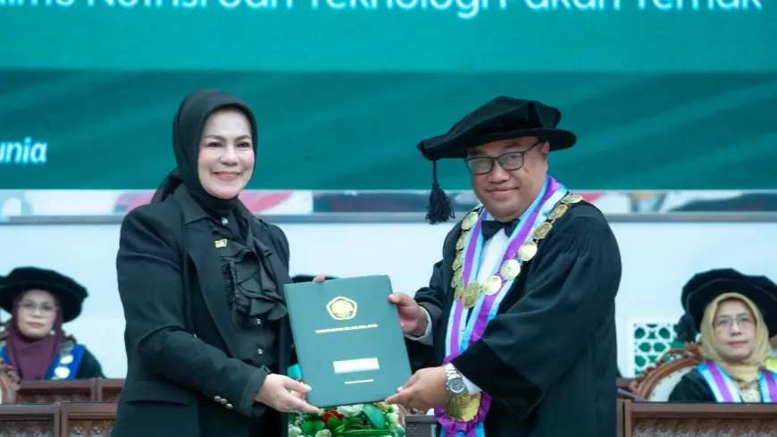 Pengukuhan Tiga Guru Besar Unisma, Diapresiasi Kepala LL Dikti