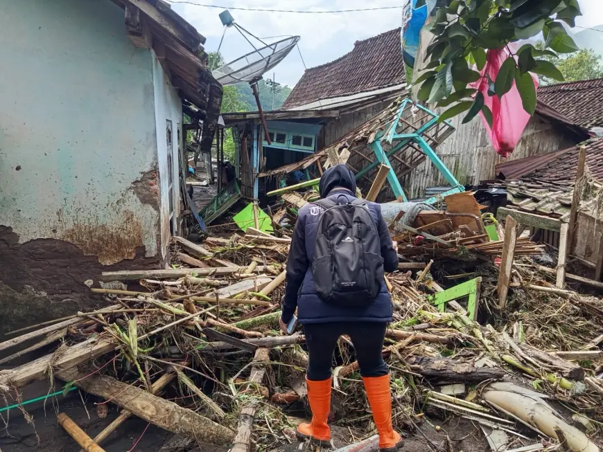 Rusak Berat Akibat Banjir Bandang Desa Wonoboyo Bondowoso 16 Rumah Akan Dibangun