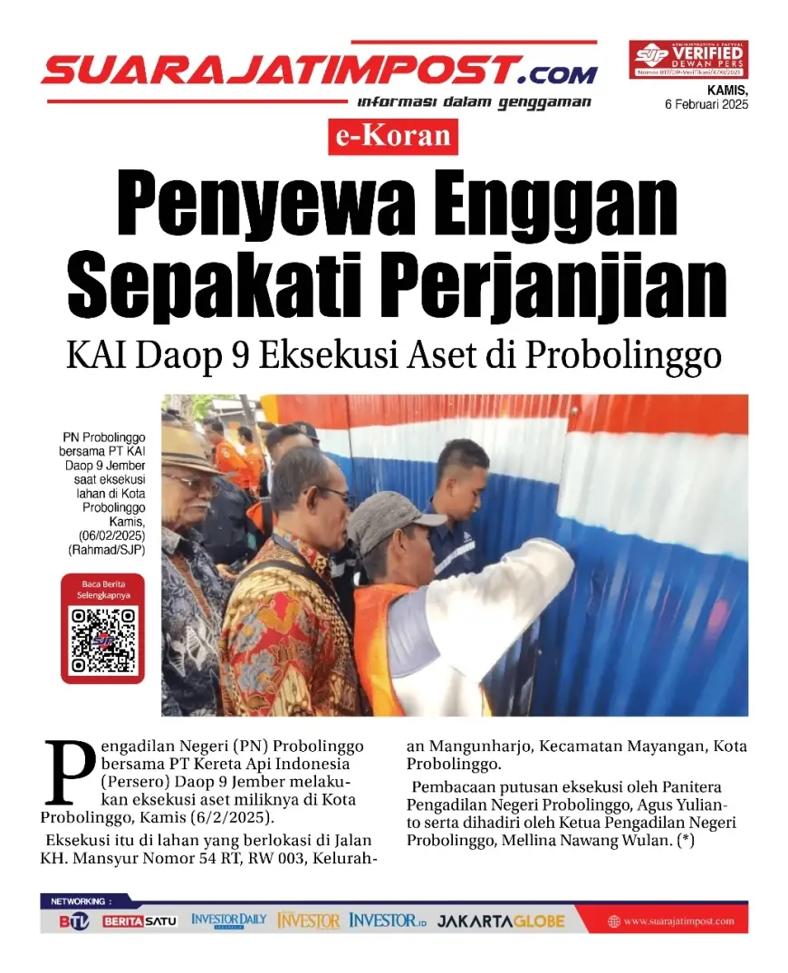eKoran, Edisi Kamis, 6 Februari 2025