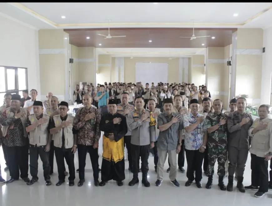 Polisi dan Perguruan Silat di Nganjuk Ikrar Jaga Keamanan