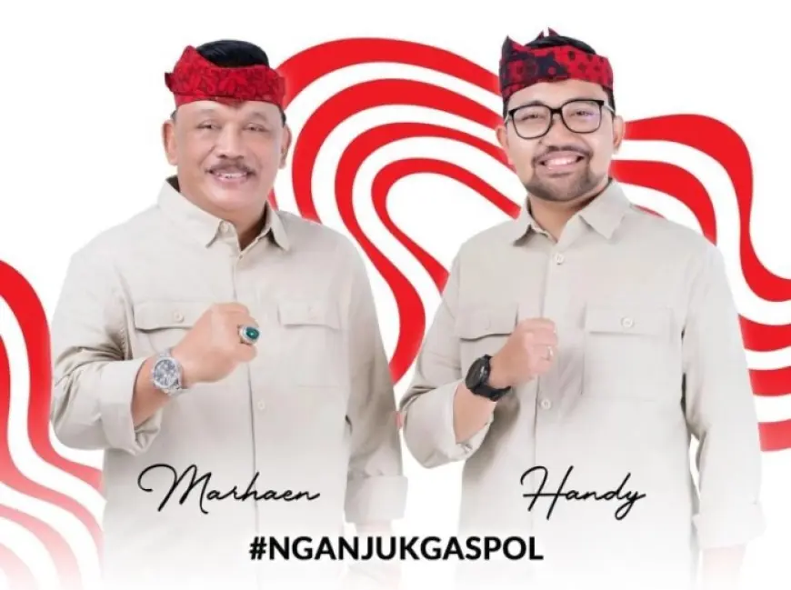 Sah! Marhaen – Trihandy Resmi Terpilih Jadi Bupati dan Wakil Bupati Nganjuk, Begini Pesannya