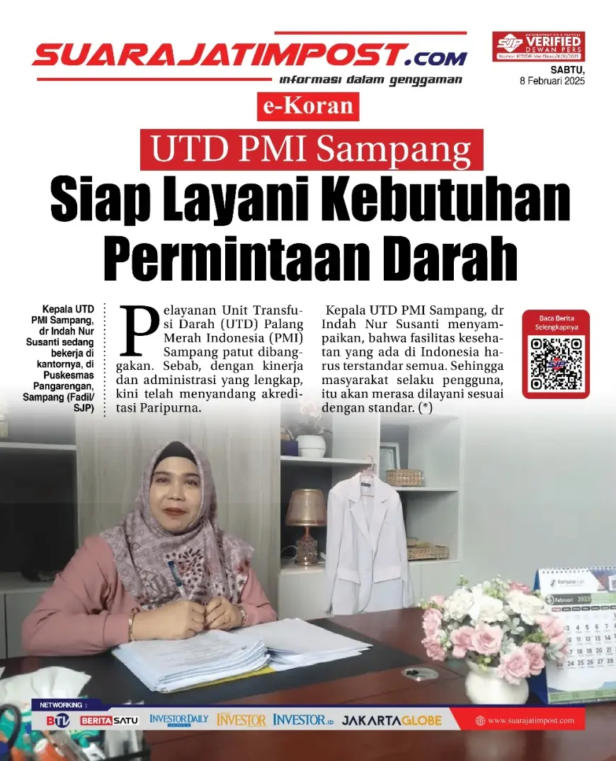 eKoran, Edisi Sabtu, 8 Februari 2025