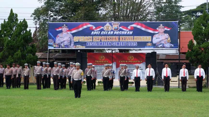 Meski Angka Pelanggaran dan Laka Lantas Turun, Polres Bondowoso Tetap Gelar Operasi Keselamatan Semeru 2025