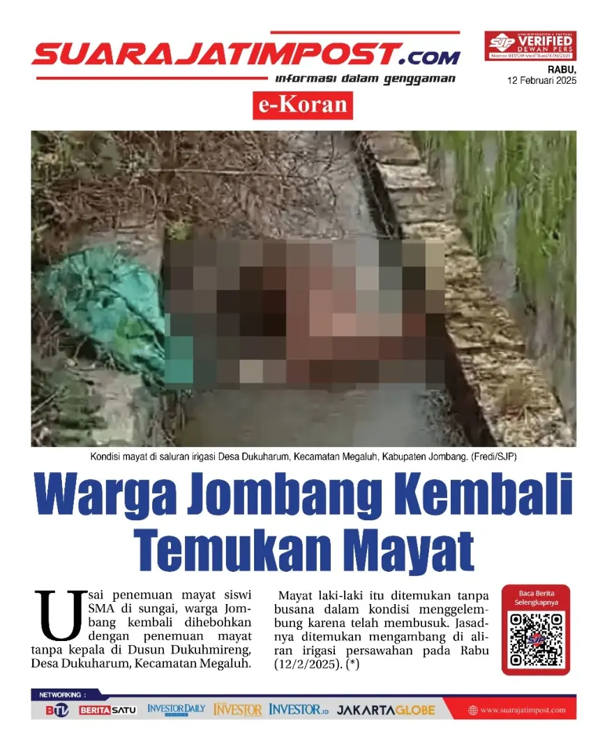 eKoran, Edisi Rabu, 12 Februari 2025