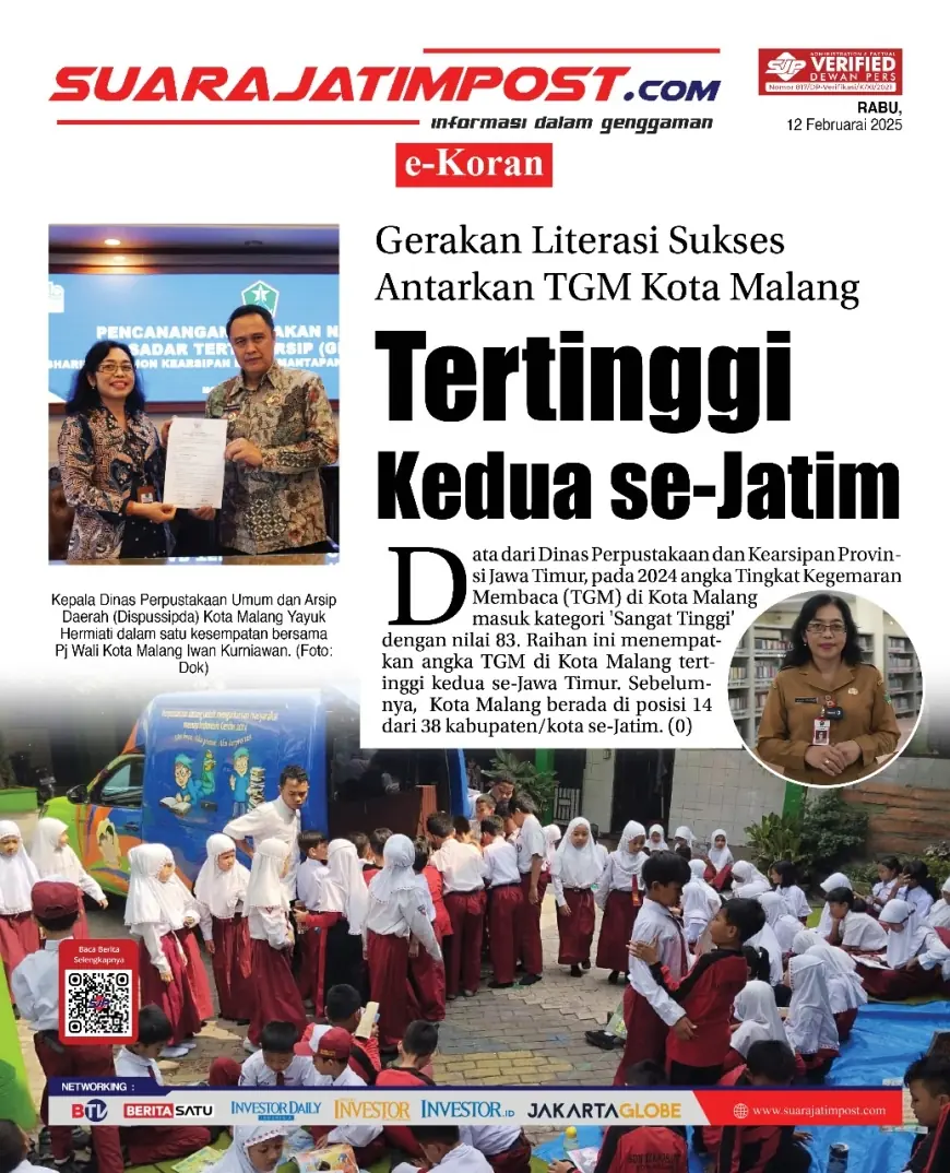 eKoran, Edisi Rabu, 12 Februari 2025