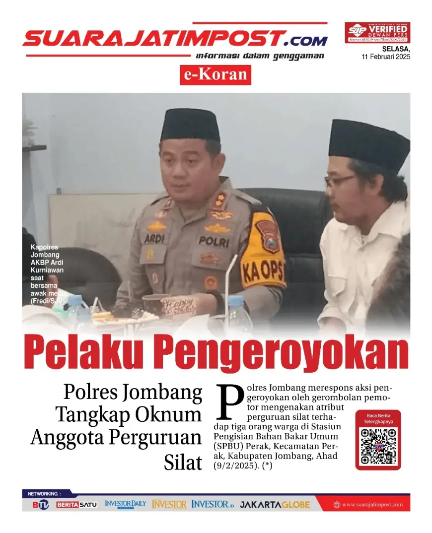 eKoran, Edisi Selasa, 11 Februari 2025