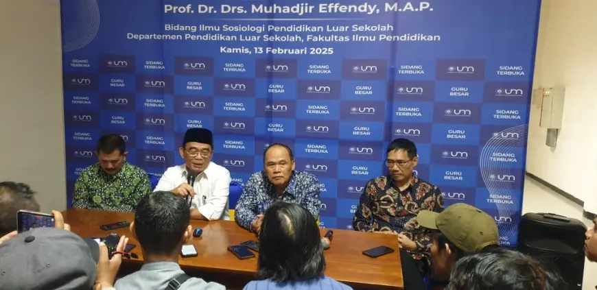 Universitas Negeri Malang Bakal Kukuhkan Muhadjir Effendy sebagai Gubes Sosiologi Pendidikan Luar Sekolah