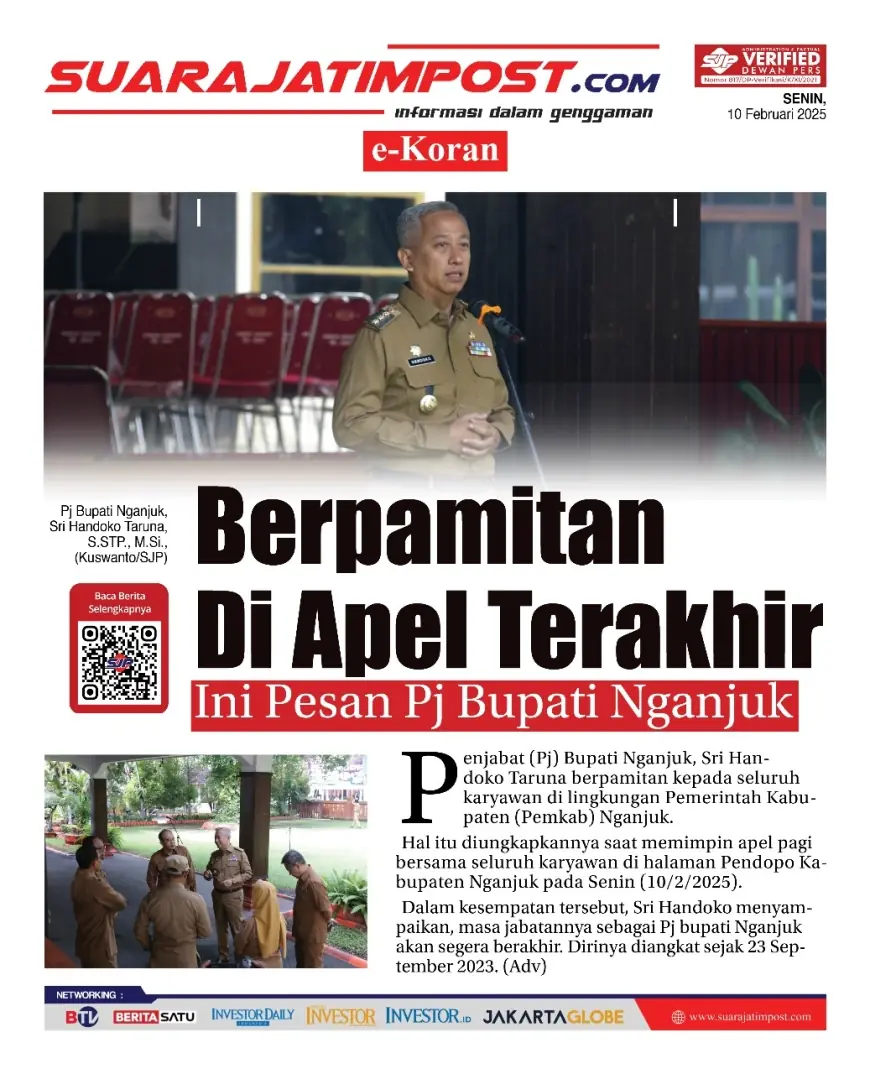 eKoran, Edisi Senin, 10 Februari 2025