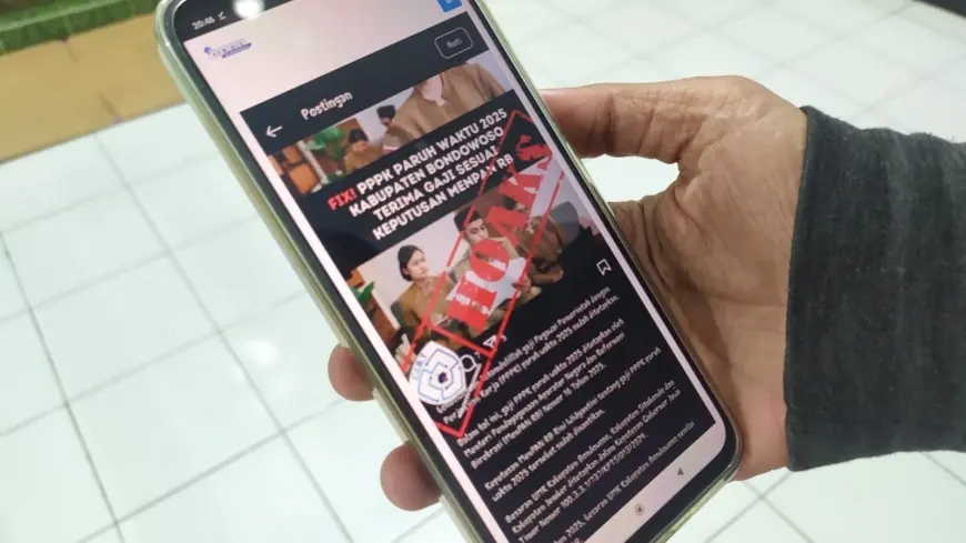 Postingan IG Gaji PPPK Paruh Waktu, Kominfo Bondowoso Sebut Hoaks
