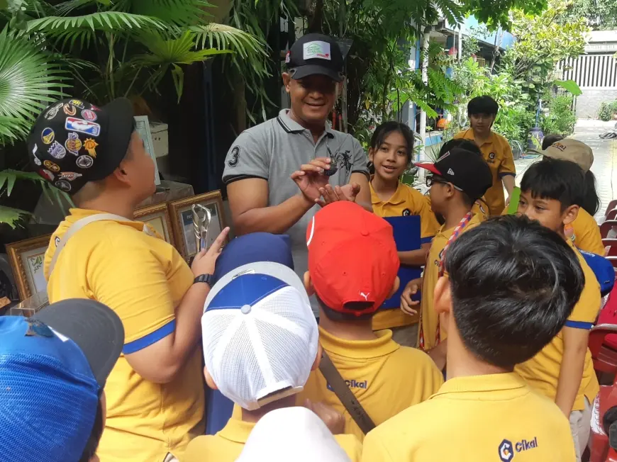 Dari Briket hingga Maggot: Keseruan Murid SD Cikal Belajar Pengelolaan Lingkungan di KBA Kampoeng Oase Ondomohen