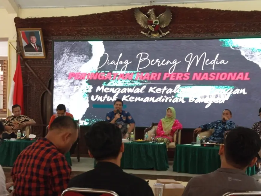 Gelar Dialog Bersama Media, Pj Bupati : Terus Kawal Pembangunan Bondowoso