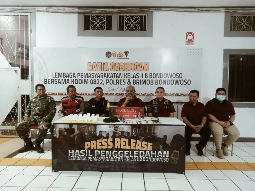Cegah Peredaran Narkoba, Warga Binaan Lapas Bondowoso Dites Urine