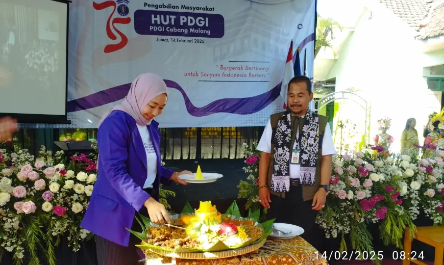 Peringati HUT ke-75, PDGI Gelar Penyuluhan Kesehatan Gigi dan Mulut di SDN 1 Landungsari Malang