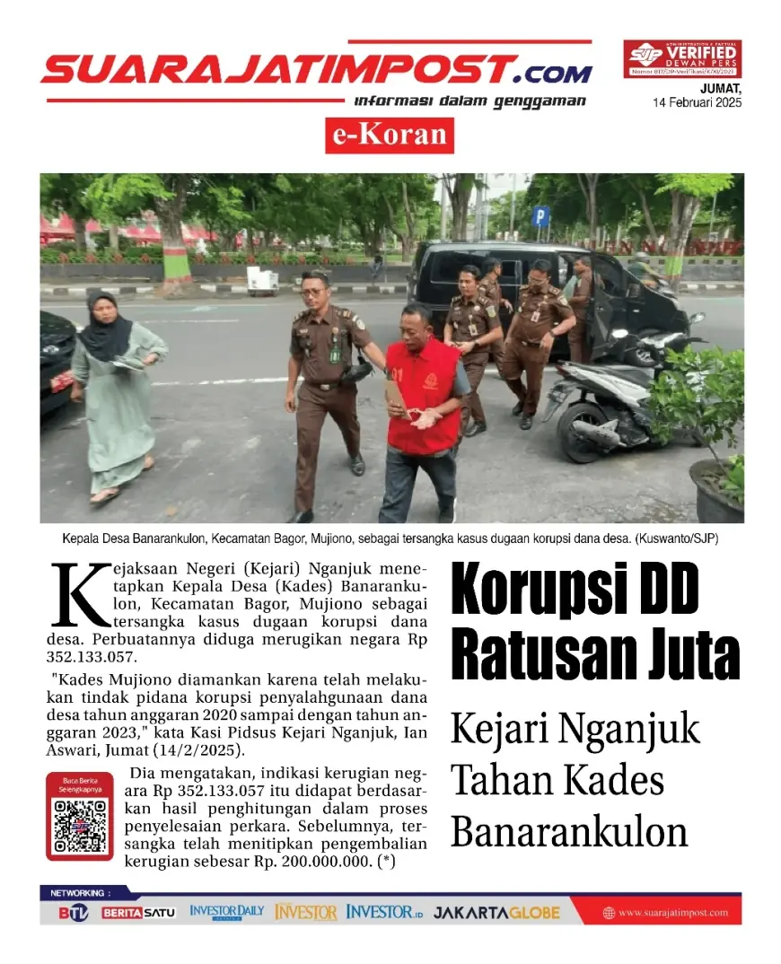 eKoran, Edisi Jumat, 14 Februari 2025