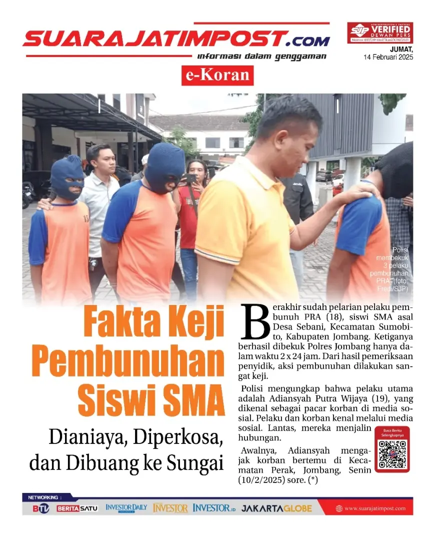 eKoran, Edisi Jumat, 14 Februari 2025
