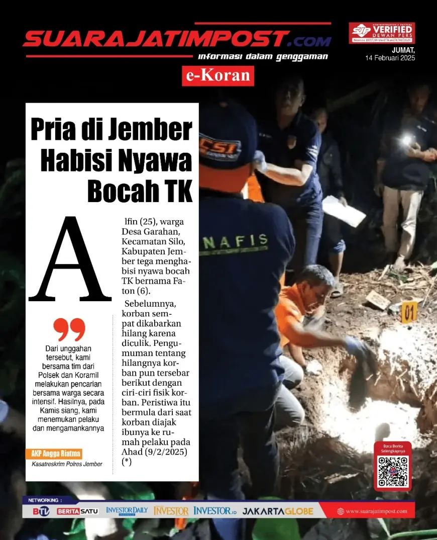 eKoran, Edisi Jumat, 14 Februari 2025