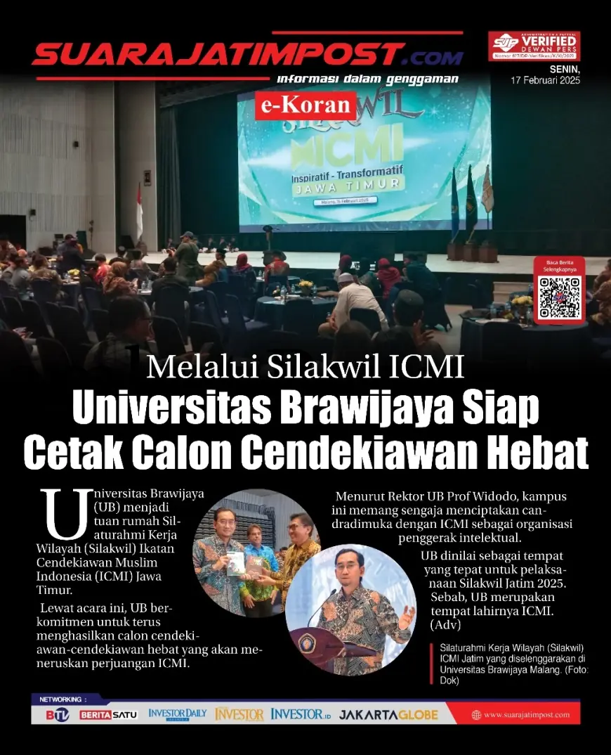 eKoran, Edisi Senin, 17 Februari 2025