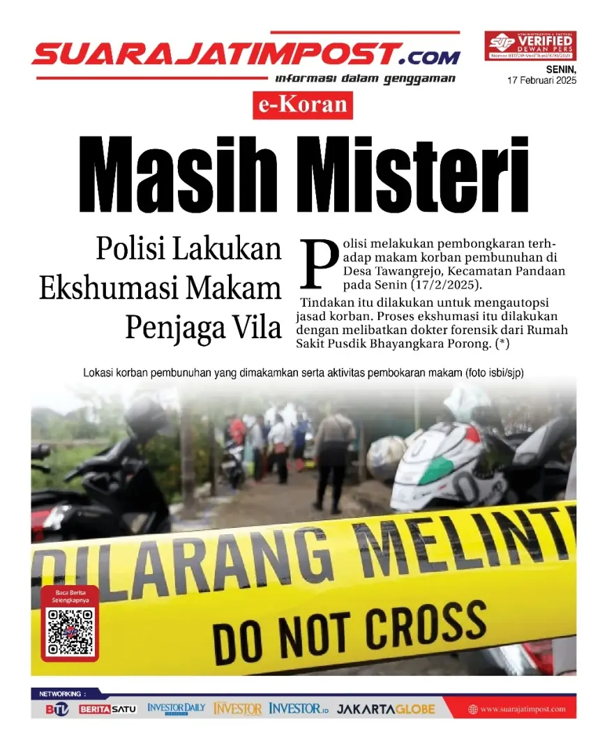 eKoran, Edisi Senin, 17 Februari 2025