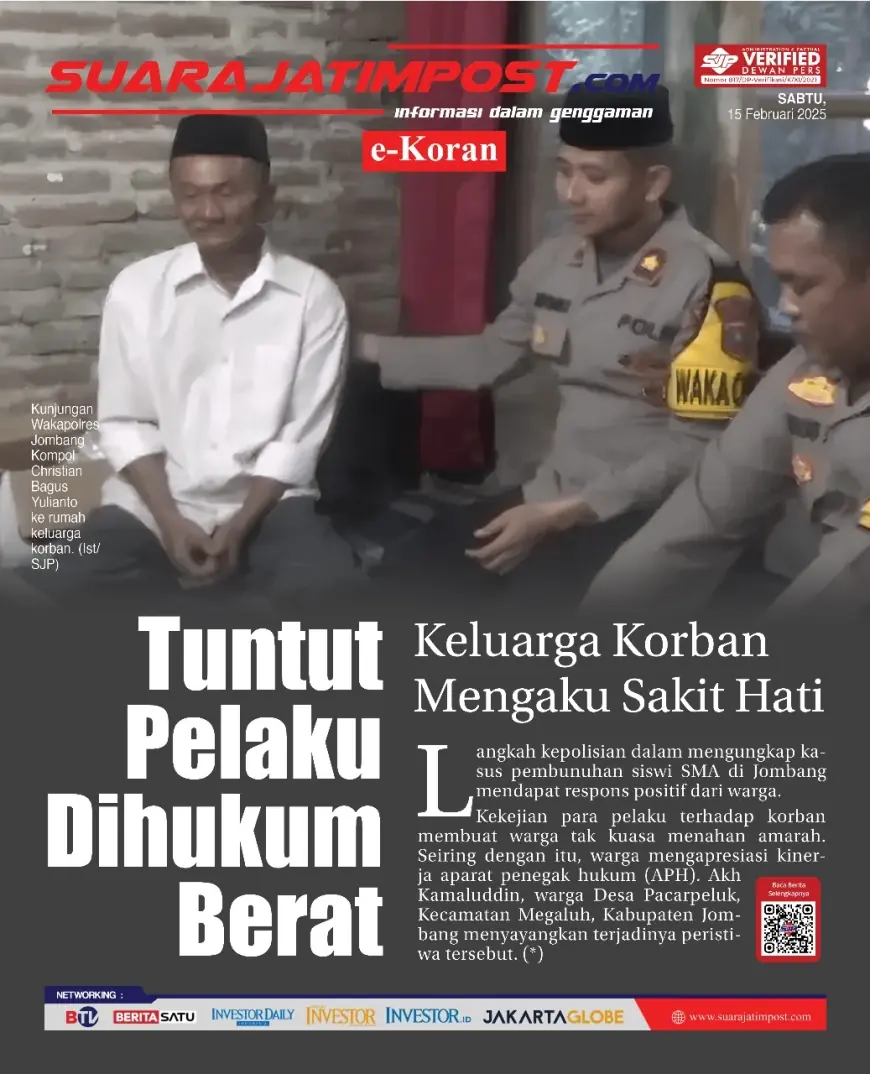 eKoran, Edisi Sabtu, 15 Februari 2025