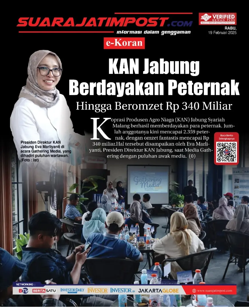 eKoran, Edisi Rabu, 19 Februari 2025