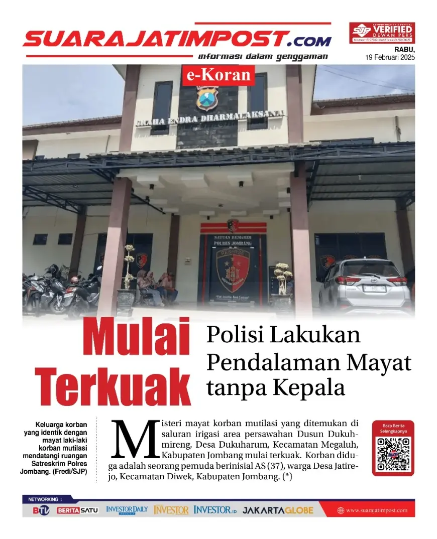 eKoran, Edisi Rabu, 19 Februari 2025