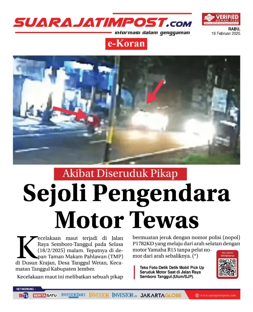 eKoran, Edisi Rabu, 19 Februari 2025