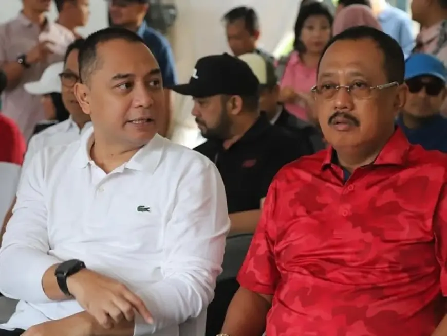 Armuji Sudah di Surabaya dan Pastikan Absen dari Retret, Eri Cahyadi Masih di Jakarta