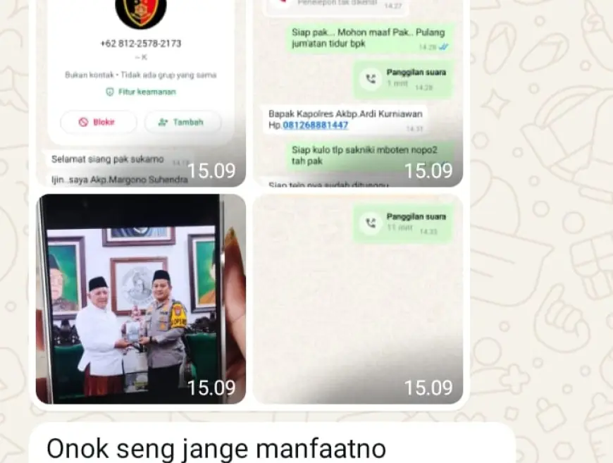 Pengakuan Korban Penipuan Beras di Jombang, Dihubungi Oknum Mengaku Kasat Reskrim dan Kapolres