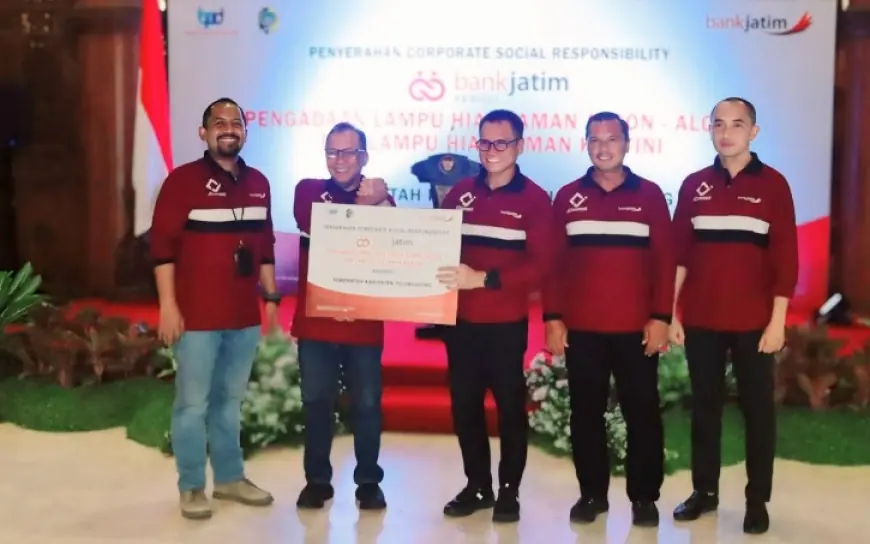 Peningkatan Infrastruktur dan Ekonomi Lewat CSR Bank Jatim di Tulungagung