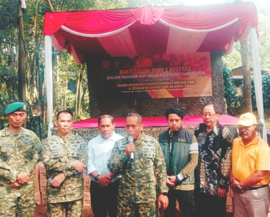 DLH Kabupaten Malang Apresiasi Baksos dalam Rangka HUT ke-64 Kostrad