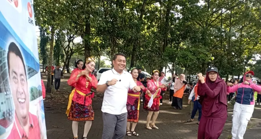Senam Nusantara di Area Stadion Kanjuruhan Malang Meriah, Libatkan 400 Peserta