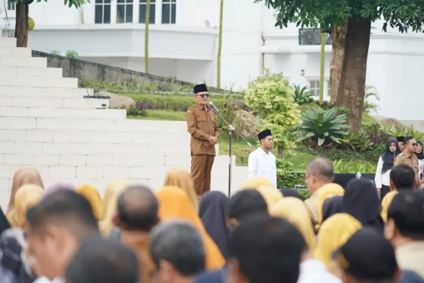Kali Pertama Pimpin Apel, Wabup Pasuruan Ajak ASN Tingkatkan Etos Kerja