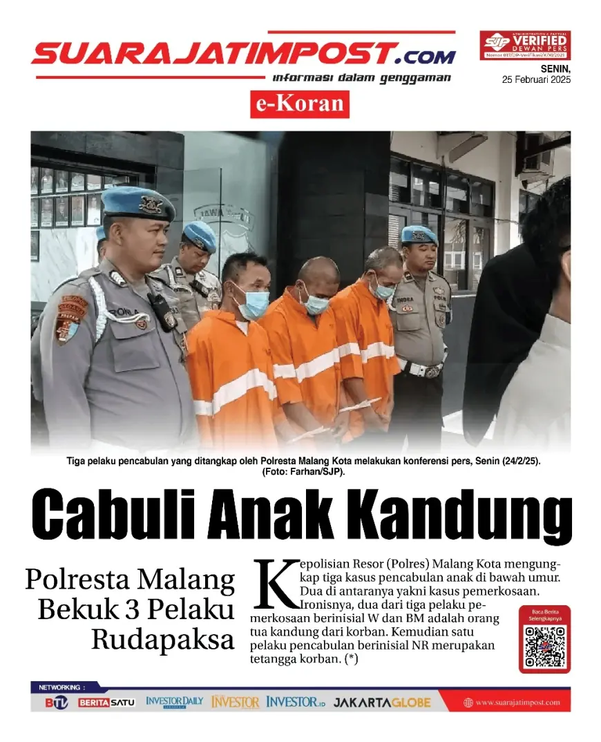 eKoran, Edisi Senin, 24 Februari 2025
