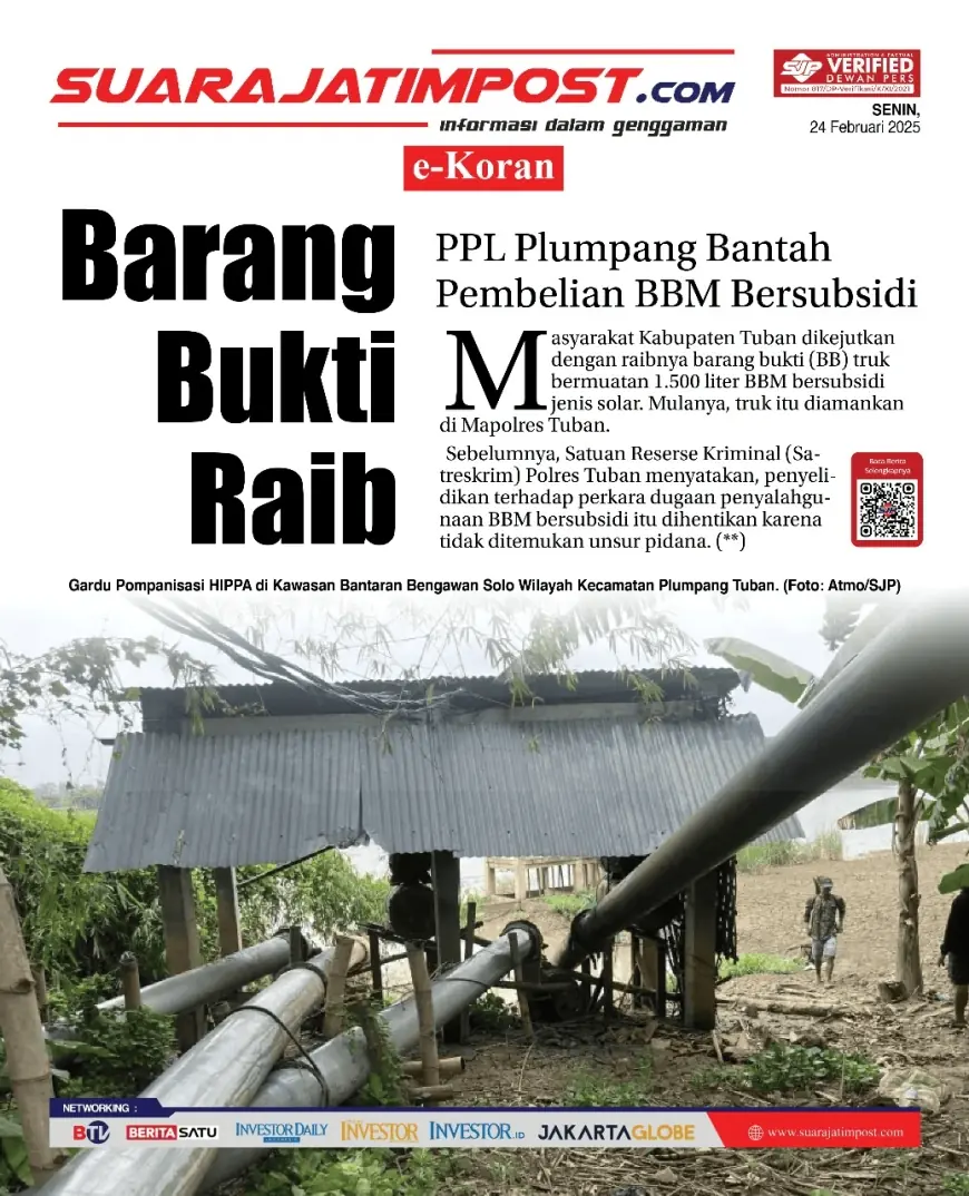 eKoran, Edisi Senin, 24 Februari 2025