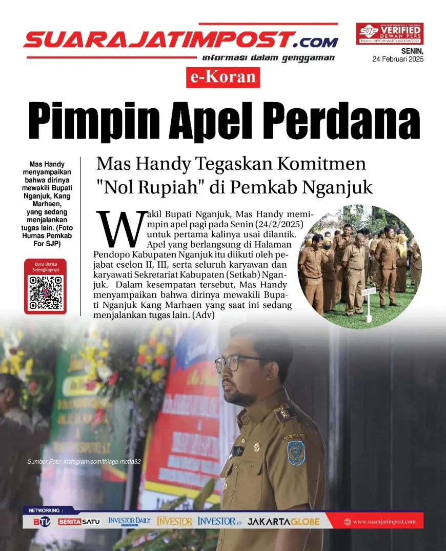 eKoran, Edisi Senin, 24 Februari 2025