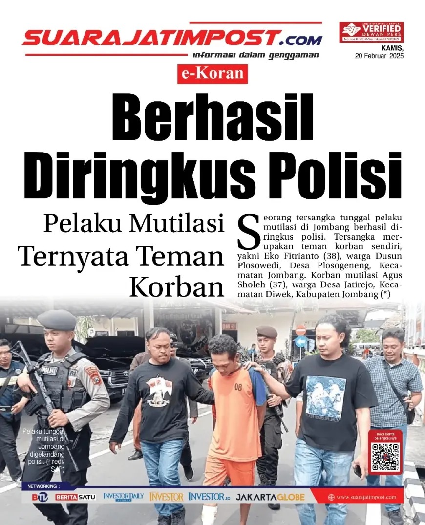 eKoran, Edisi Kamis, 20 Februari 2025