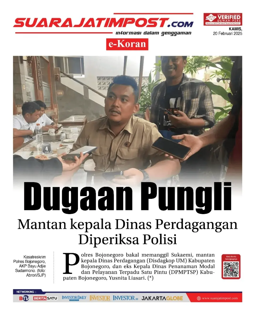 eKoran, Edisi Kamis, 20 Februari 2025