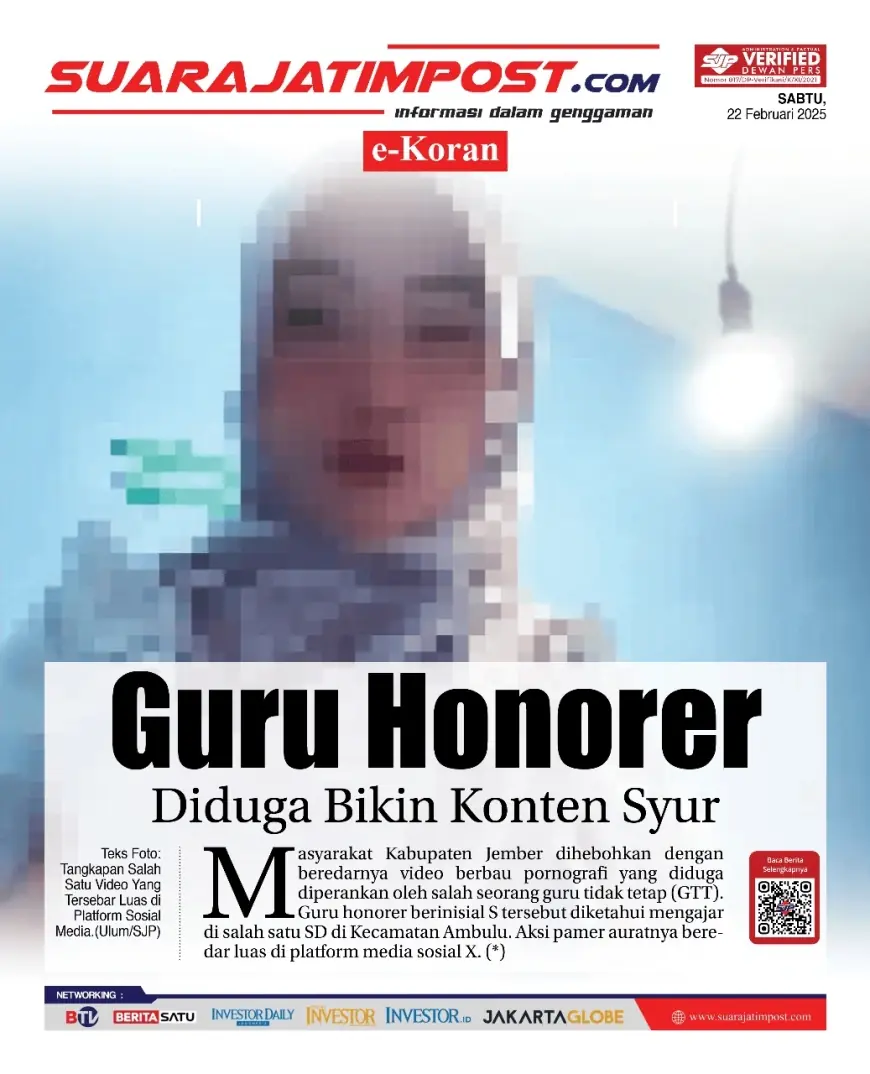 eKoran, Edisi Sabtu, 22 Februari 2025