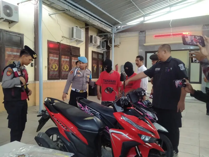 Nyuri Motor di Sampang, Kakak Beradik Warga Surabaya Diringkus Polisi