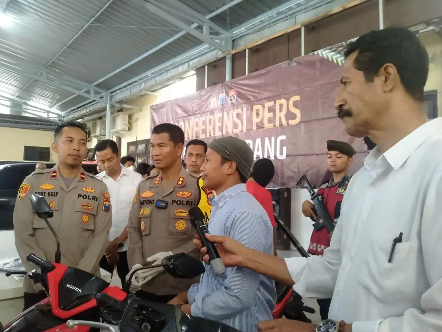 Gasak Motor saat Imtihan, Curanmor Bercelurit di Sampang Dicokok Polisi