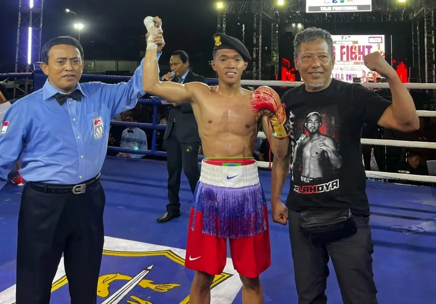 Anggota Polresta Malang Kota, Raih Juara 1 Tinju Profesional Tingkat Nasional SUBEC 2025
