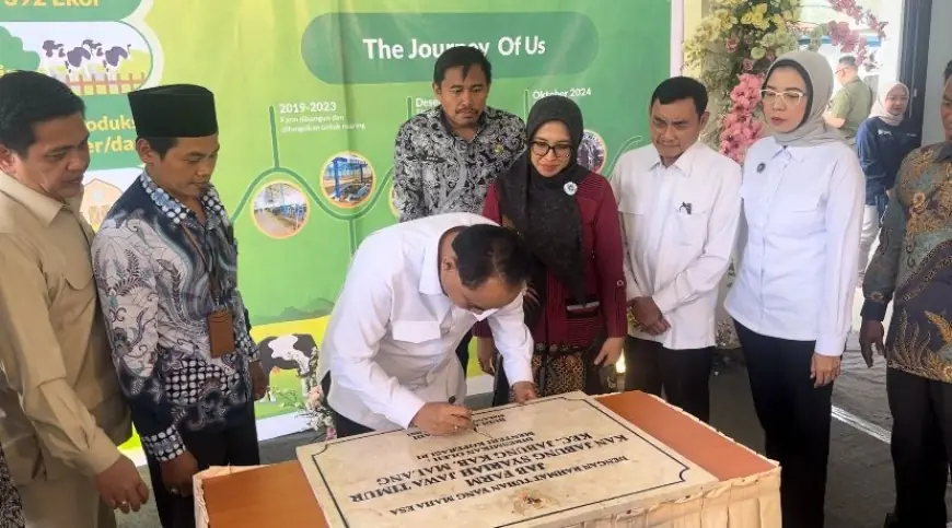 Menteri Koperasi : Model Distribusi Susu KAN Jabung Jadi Percontohan Nasional